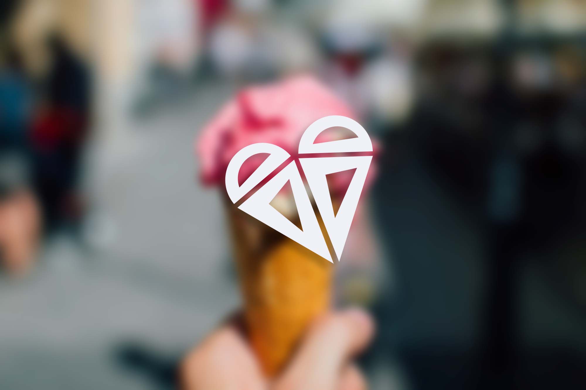 frankys ice cream brand identity logo design mockup concept diandra holden product designer